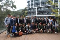 Group photo with delegation from HKBU